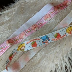Strawberry Shortcake Fabric Ribbon vintage 1979-1980's